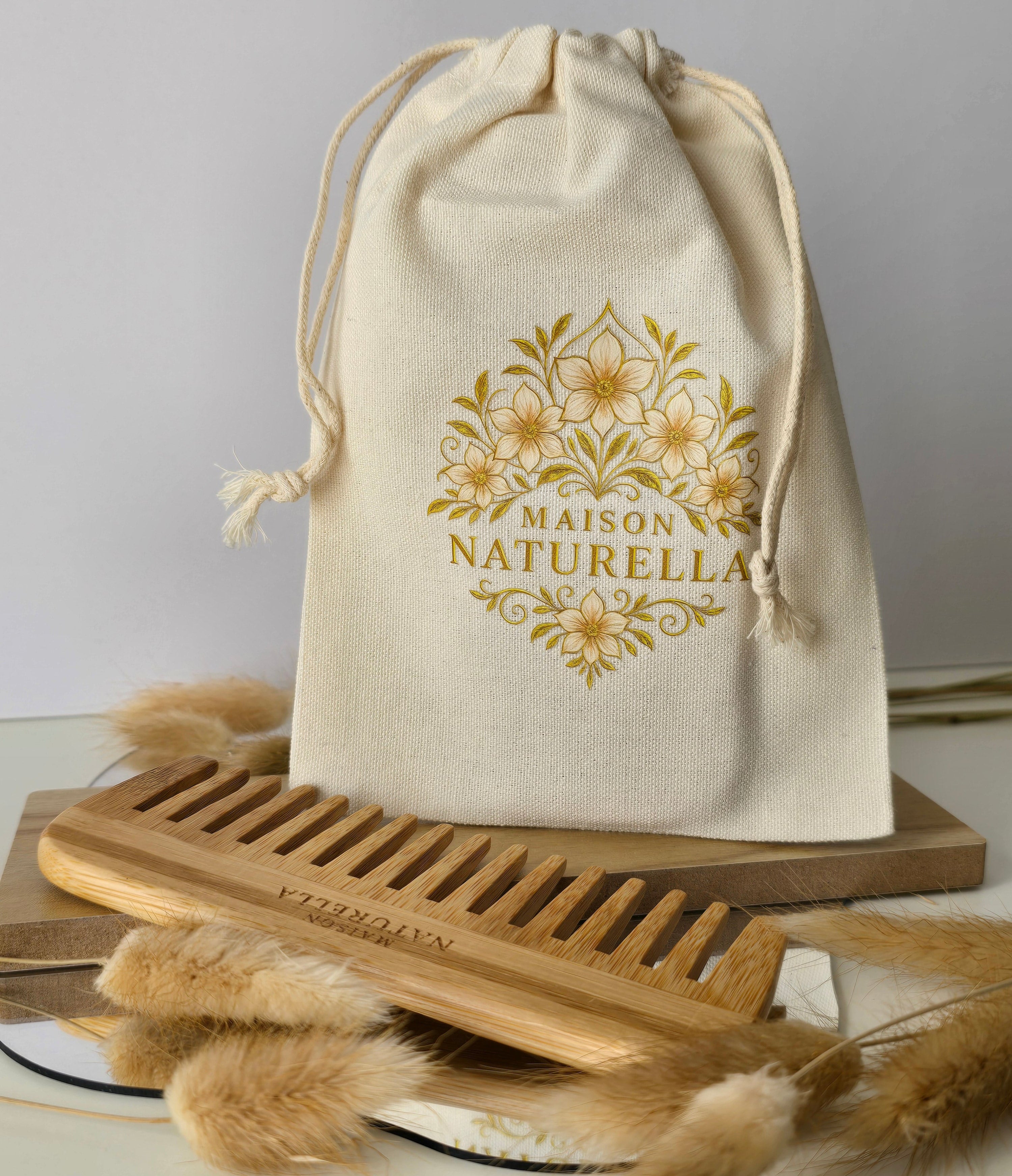 Bamboo Comb - With Maison Naturella’s bag